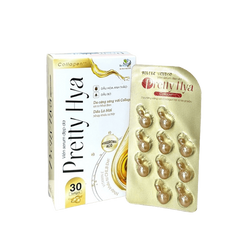 Viên Vitamin E Dưỡng Trắng Da Pretty Aloe - Tinh Dầu Jojoba & Lô Hội, Hỗ Trợ Giữ Ẩm, Ngăn Ngừa Lão Hóa - Hộp 30 Viên
